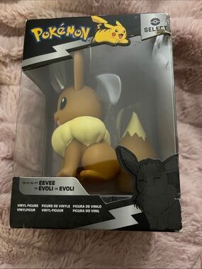 Pokemon Eevee Figure - Brown & Cream Vinyl Collectible